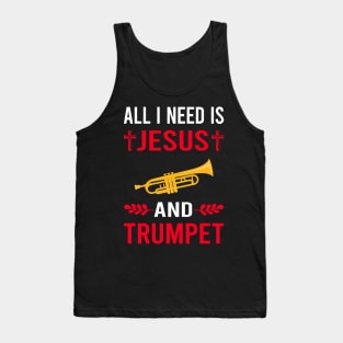 I Need Jesus And Trumpet Tank Top